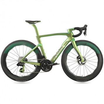 2025 Pinarello Dura Ace Di2 - SRM Crankset - Luxter Green 1k  Road Bike 2025 Pinarello Dura Ace Di2 - SRM Crankset - Luxter Green 1k  Road Bike