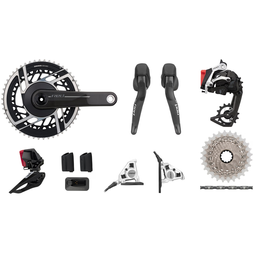 SRAM RED AXS E1 Hydraulic Disc Brake 12 Speed Power Meter Groupset SRAM RED AXS E1 Hydraulic Disc Brake 12 Speed Power Meter Groupset